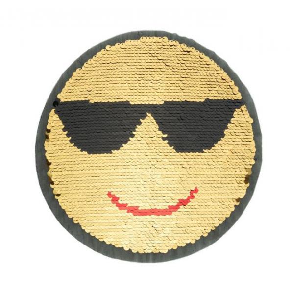 Applikation - Wendepailletten - Smiley - Patches